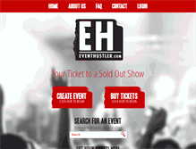 Tablet Screenshot of eventhustler.com